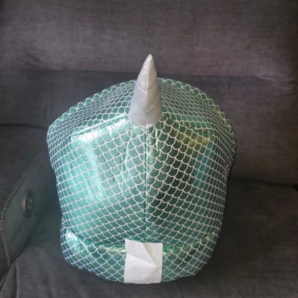 New Narwhal Narly Sleeper Soft Plush Felt Teeth Open Mouth Pet Bed Sleeper
